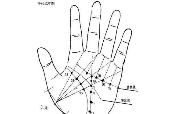 手掌算命感情线，感情线表示一个人的感情以及